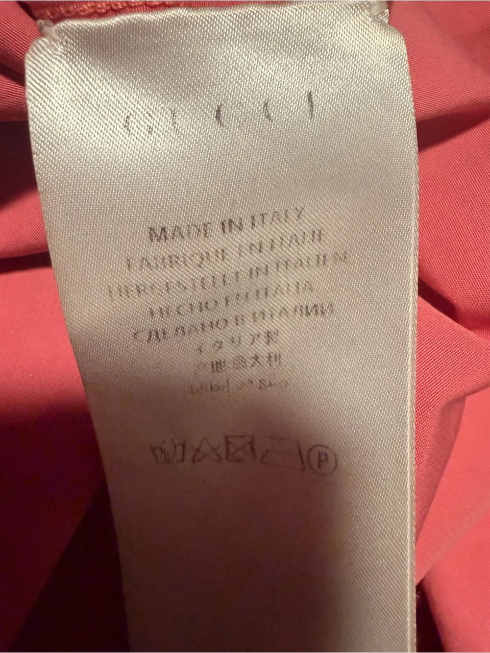 Gucci Coral Button-Down Shirt